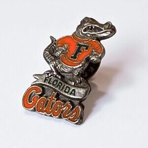 Florida Gators Mascot Lapel Pin Pewter Enamel College Sports